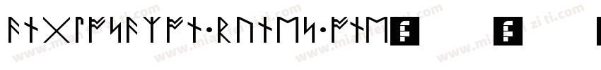 AngloSaxon Runes 1字体转换